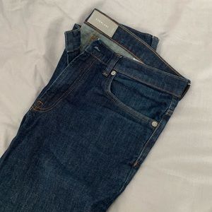 Everlane Men’s “The Slim Fit Jean” in Dark Indigo